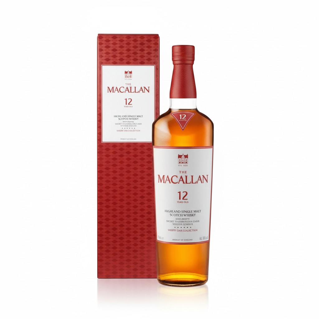 Whisky The Macallan 12 ani Sherry Oak Cask, 40% 0.7L