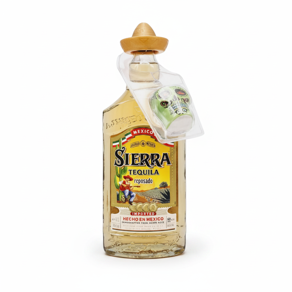 Tequila Sierra Reposado 38%, 0.7L