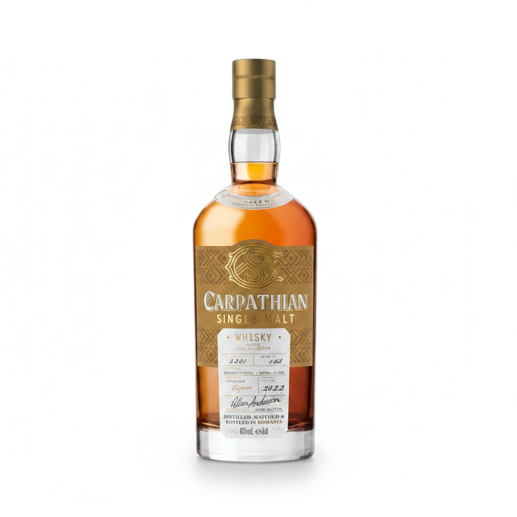 Whisky Carpathian Single Malt Cognac 46%, 0.7L