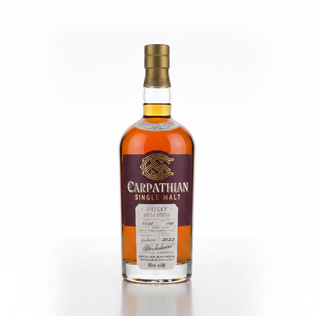 Whisky Carpathian Single Malt Madeira 46%, 0.7L