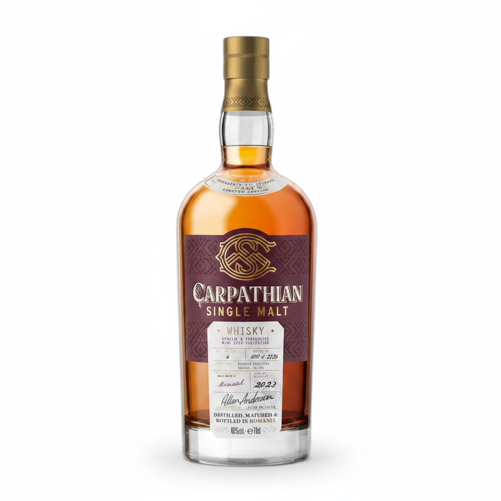 Whisky Carpathian Single Malt Moscatel 40%, 0.7L