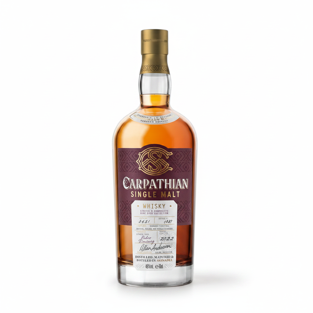 Whisky Carpathian Single Malt Pedro Ximenez 46%, 0.7L